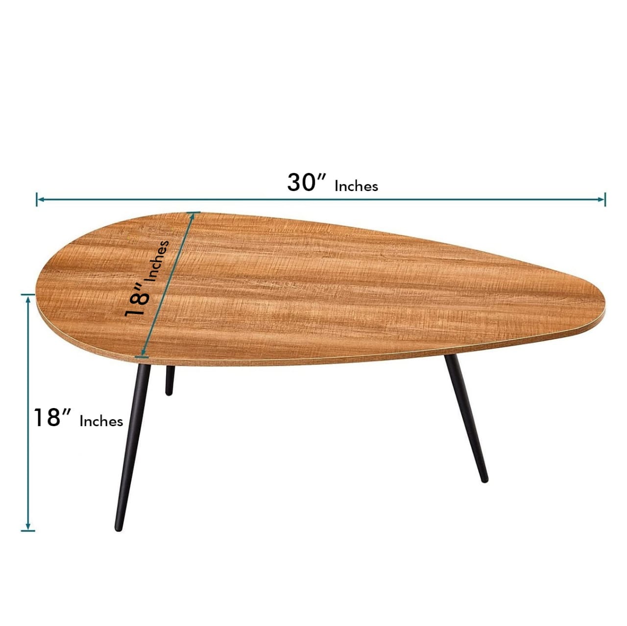 Wooden Oval Shape Table