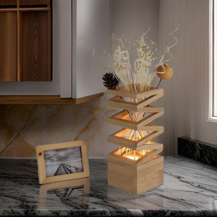 Artist Wooden Lamp