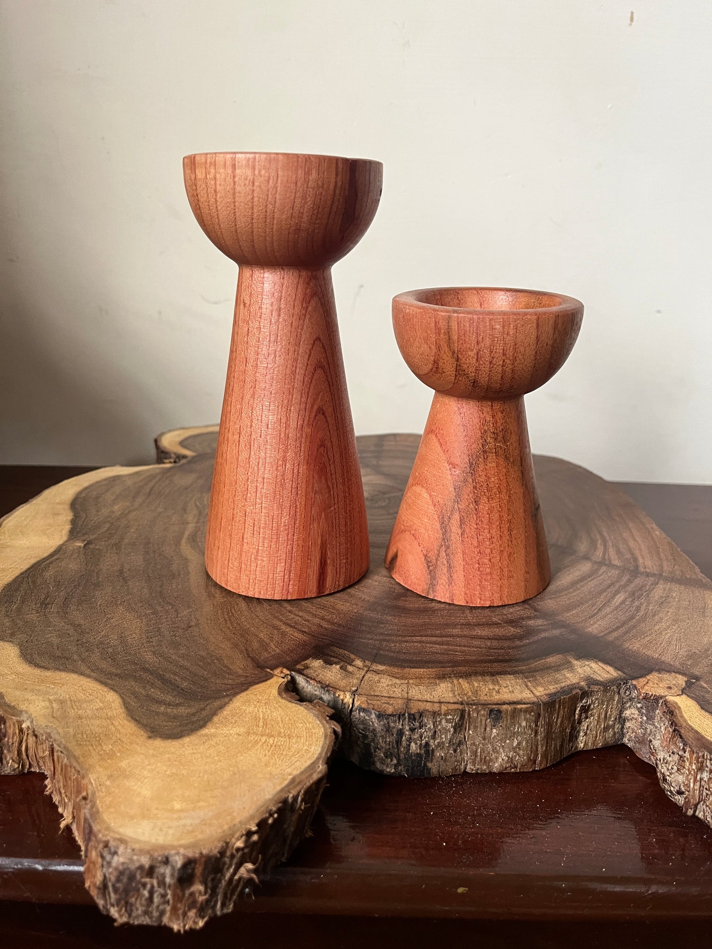 Candle Holder Solid Pair