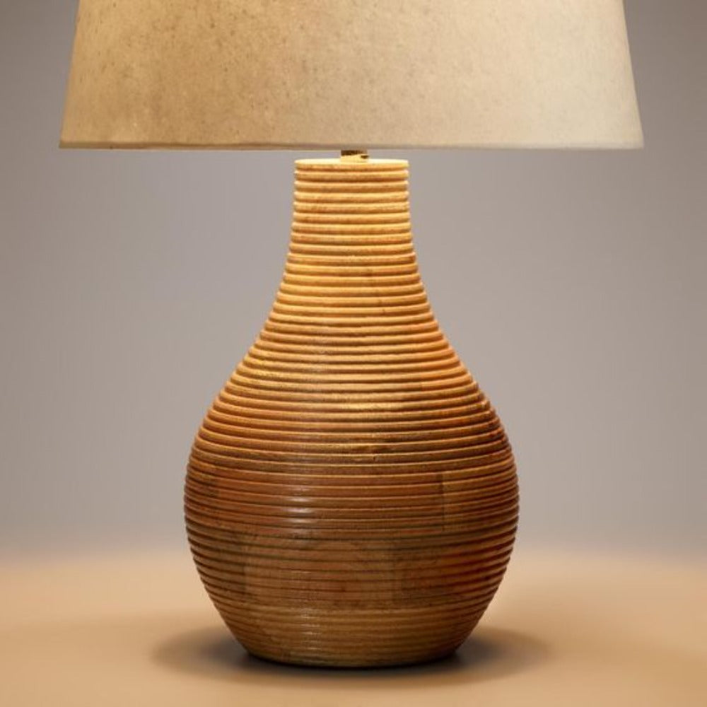 Persian Lilac Wooden Table Lamp