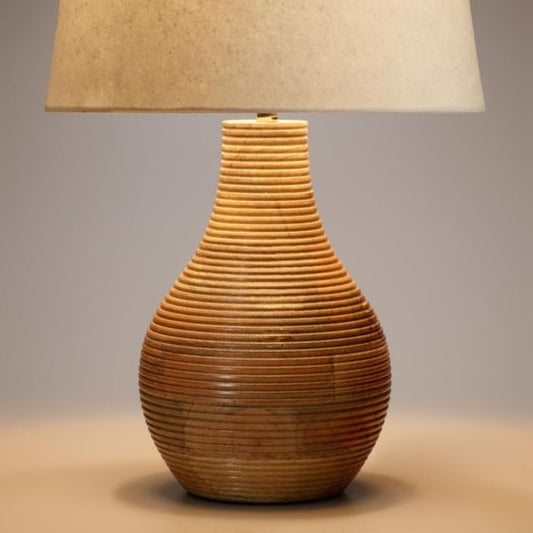 Persian Lilac Wooden Table Lamp