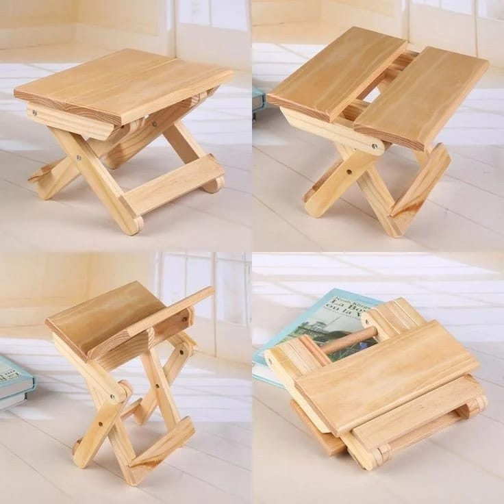 Wooden Folding Bench cum Table