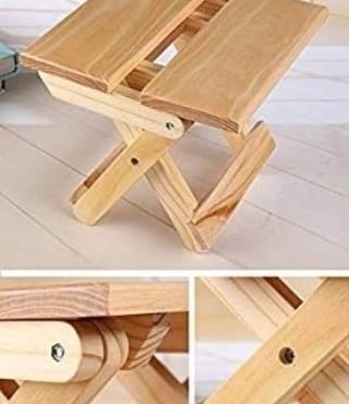 Wooden Folding Bench cum Table