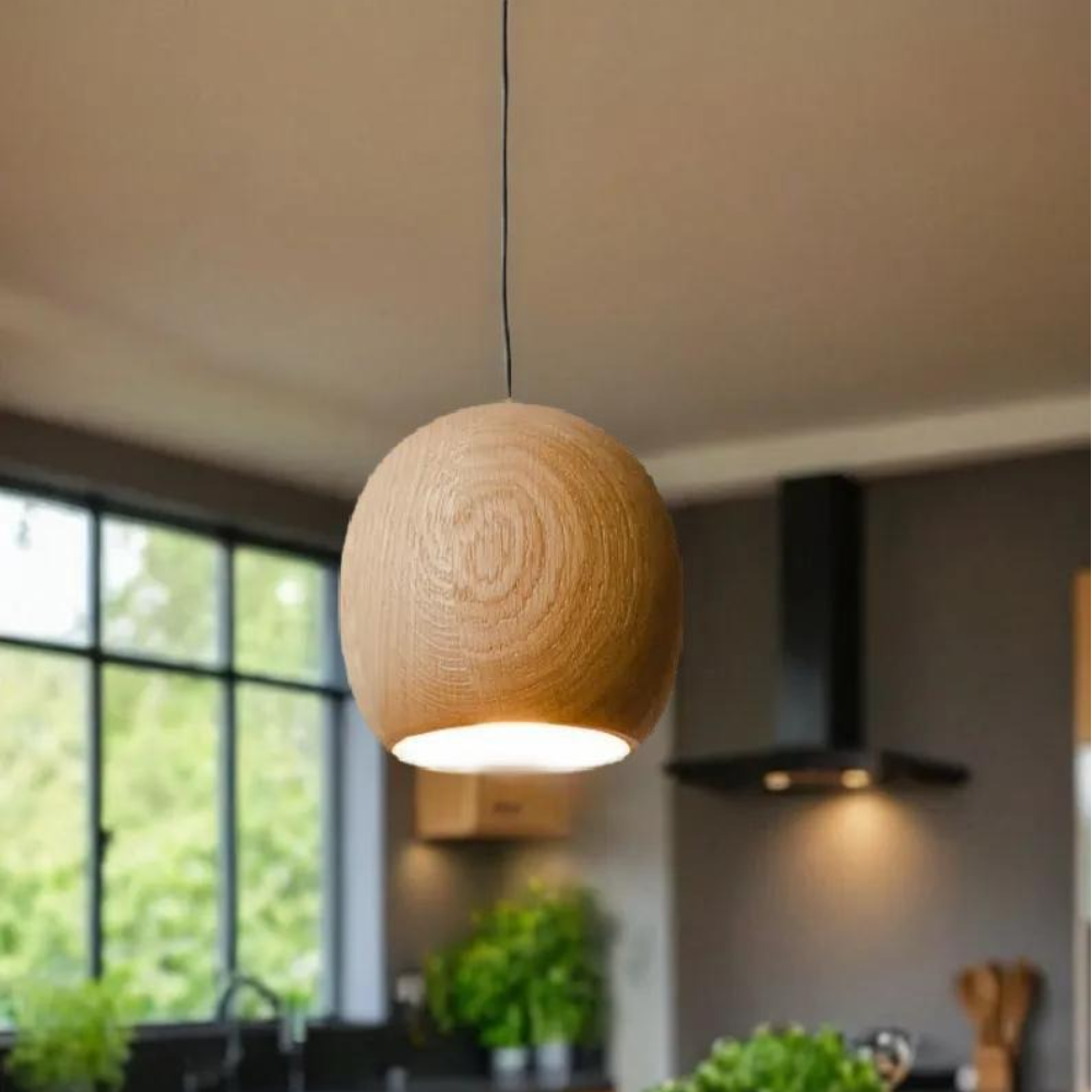 Wooden Drop Light