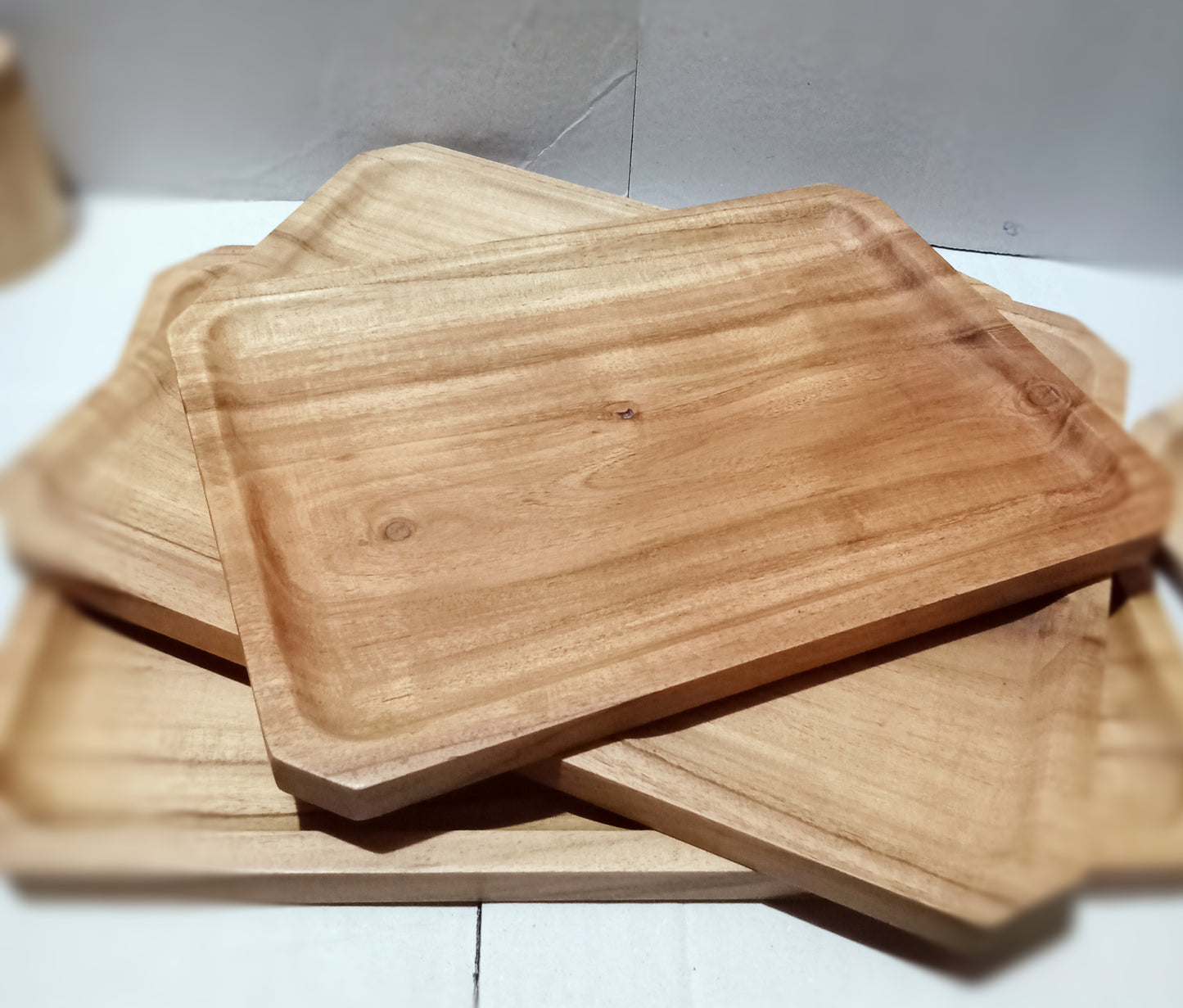 Set of 3 Wooden Trays