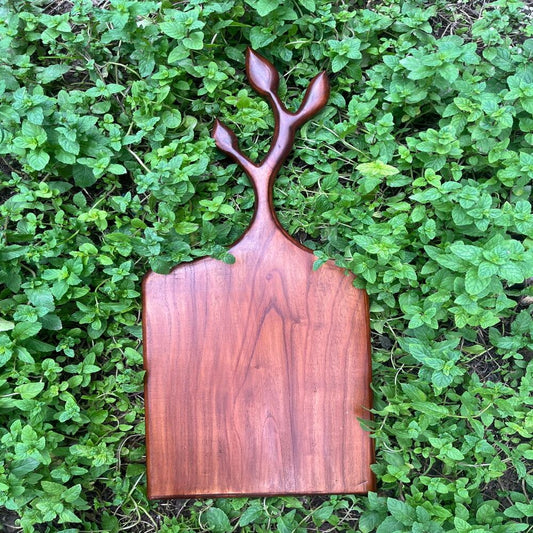 Wooden Stag Leaf Cutting Board