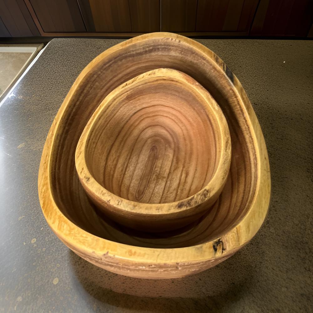 Handmade Wooden Live Edge Bowl