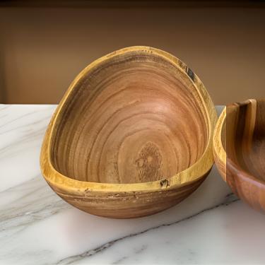 Handmade Wooden Live Edge Bowl