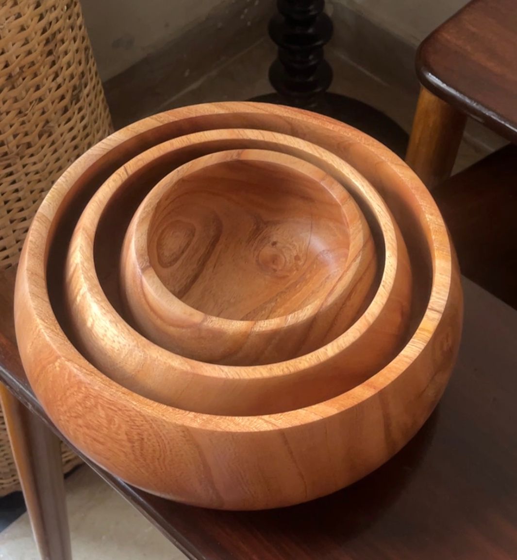 Mona Choice Wooden Salad Bowl