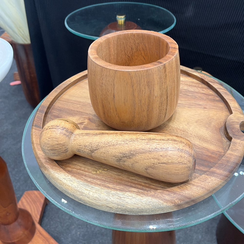 Kitchen Glory Wooden Morter Pestle