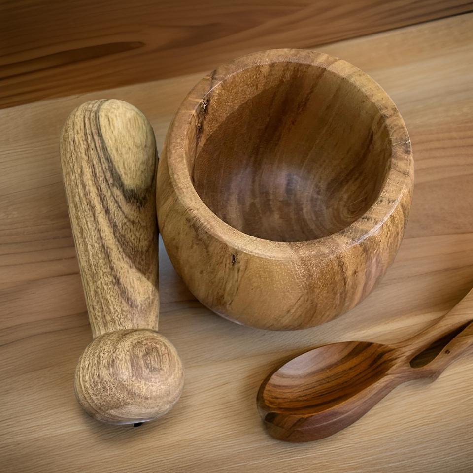 Kitchen Glory Wooden Morter Pestle