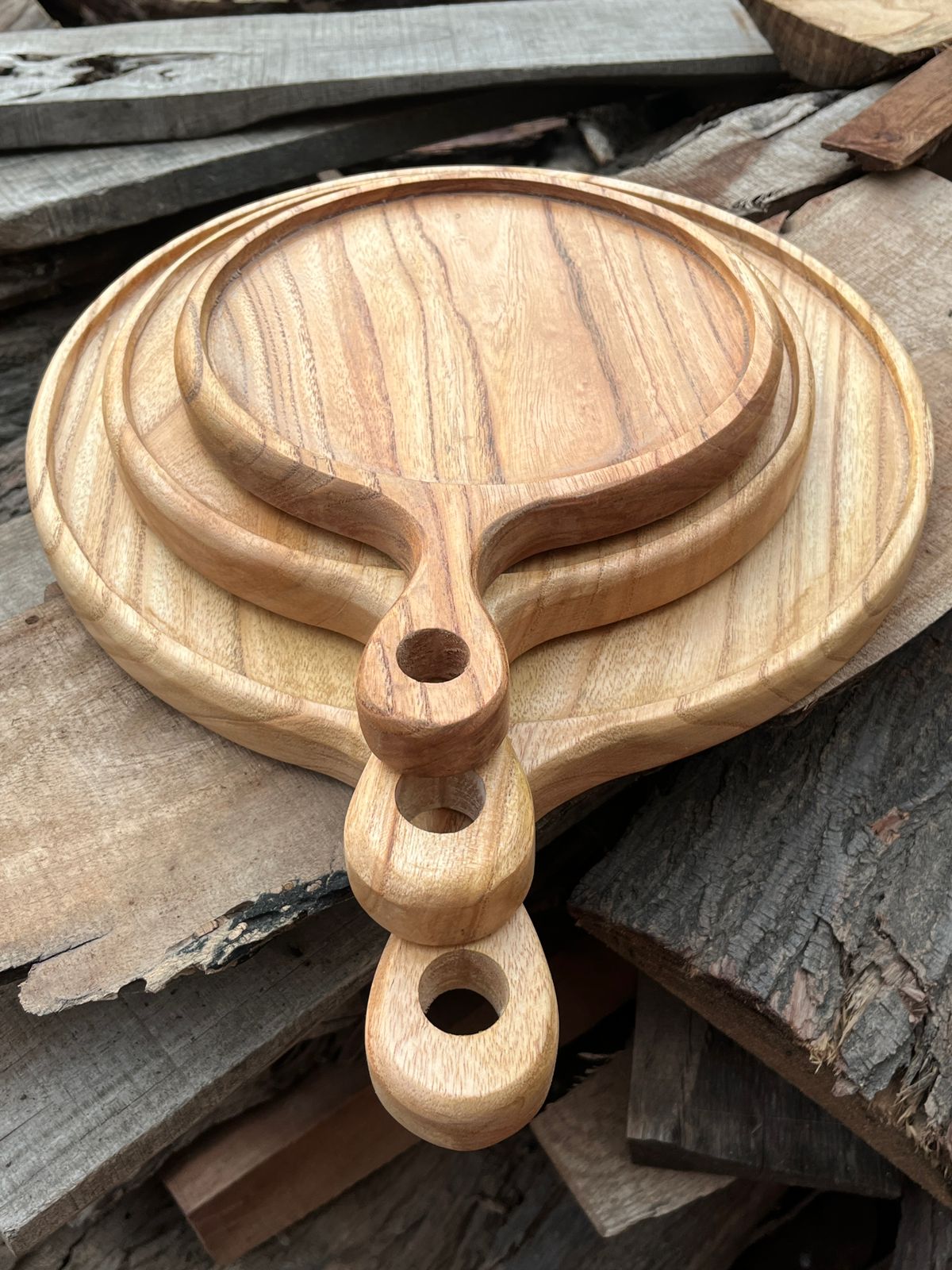 Stylish Wooden Pizza Platter