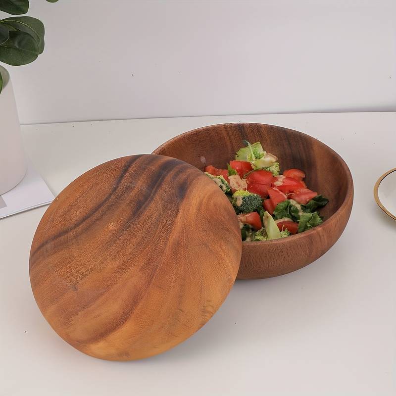 Acacia Wooden Bowls Set