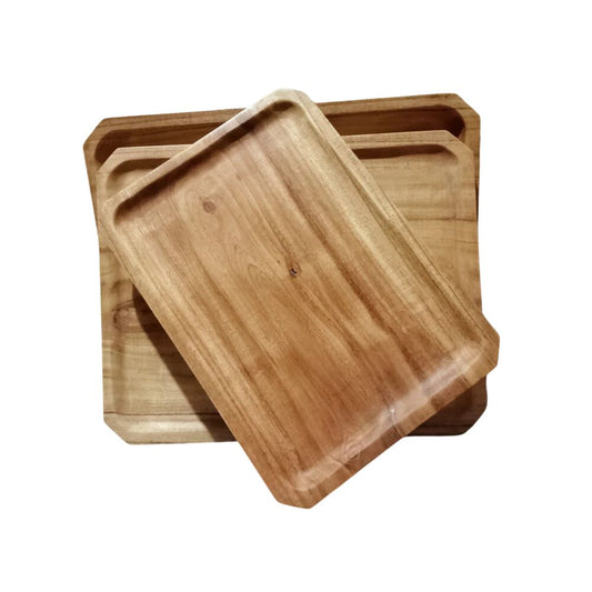 Set of 3 Wooden Trays