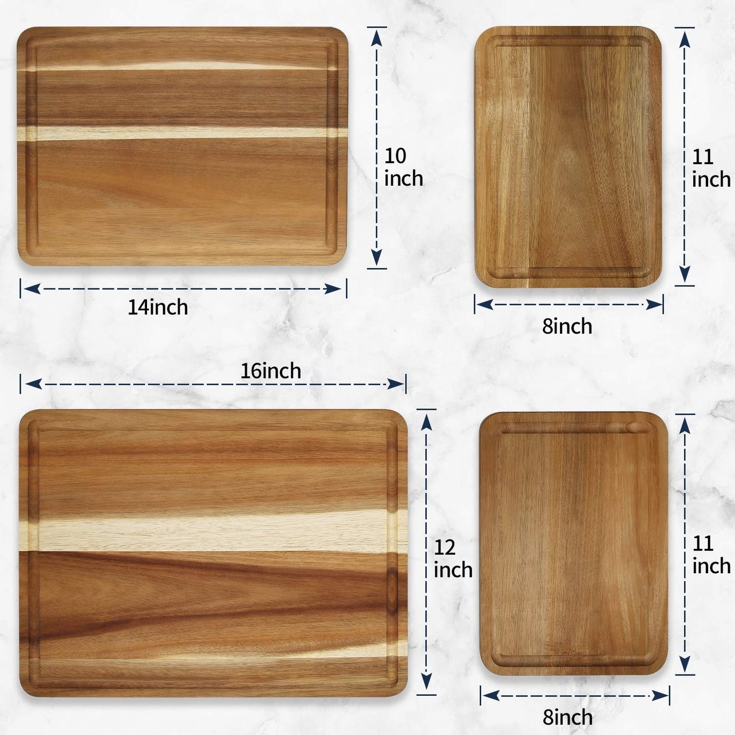 Acacia Cutting Board Set