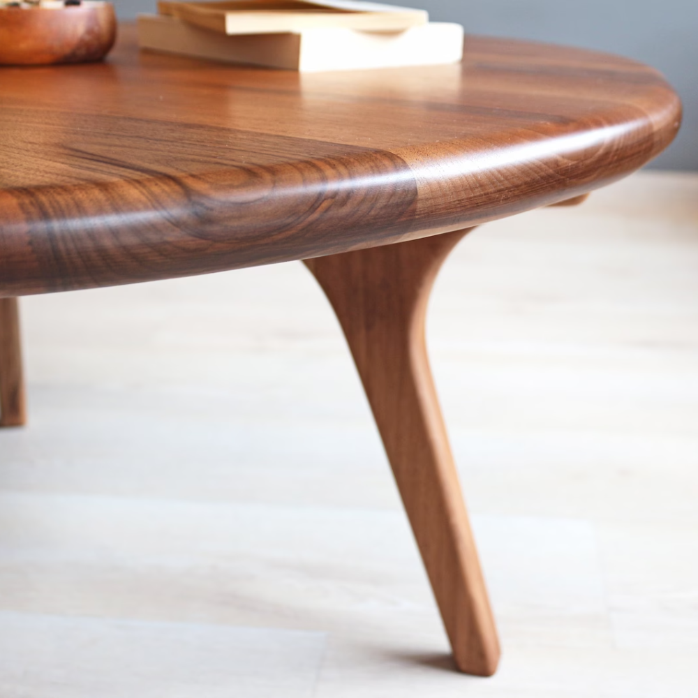 Wooden Round Acacia Coffee Table