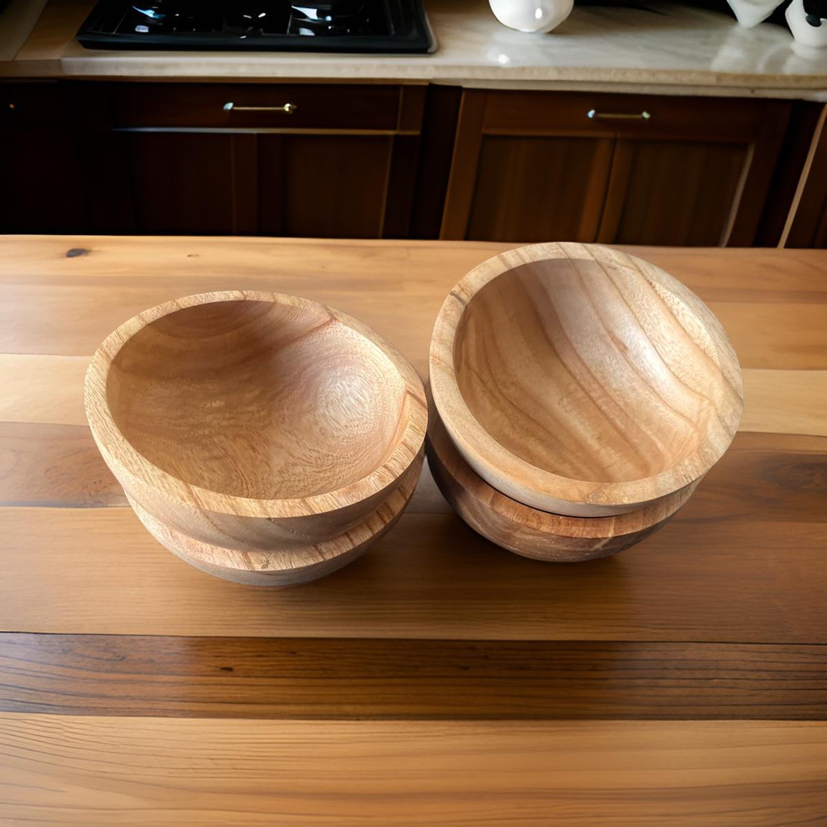 Wooden Bowls Acacia 5 Inch