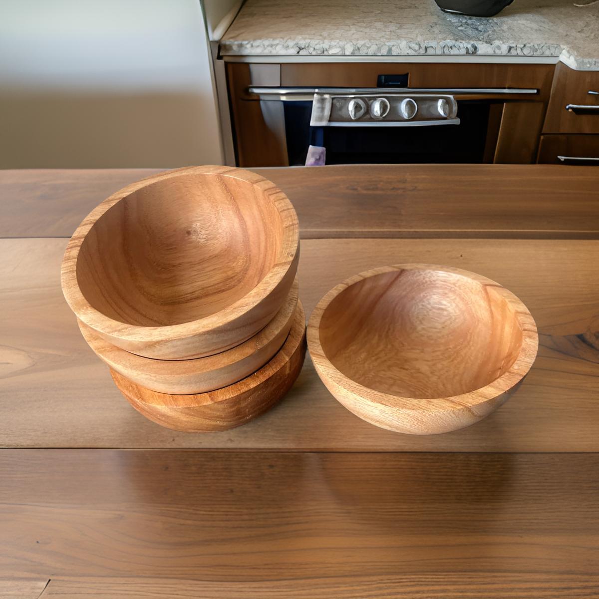 Wooden Bowls Acacia 5 Inch