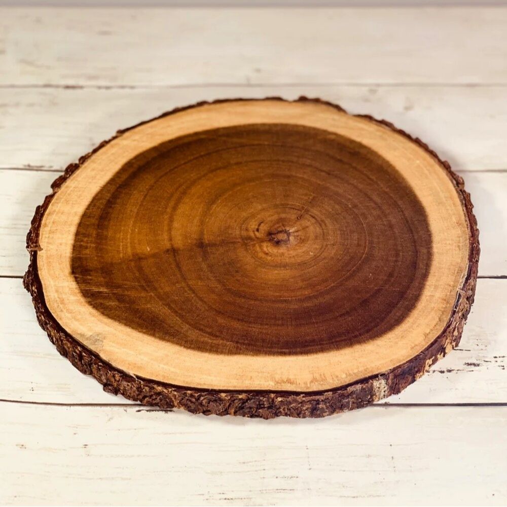 Rusty Wooden Log Cutting Board