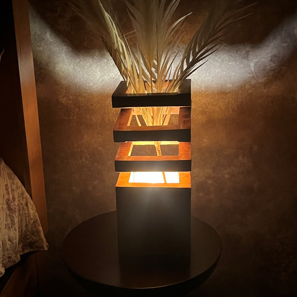 Artist Wooden Lamp