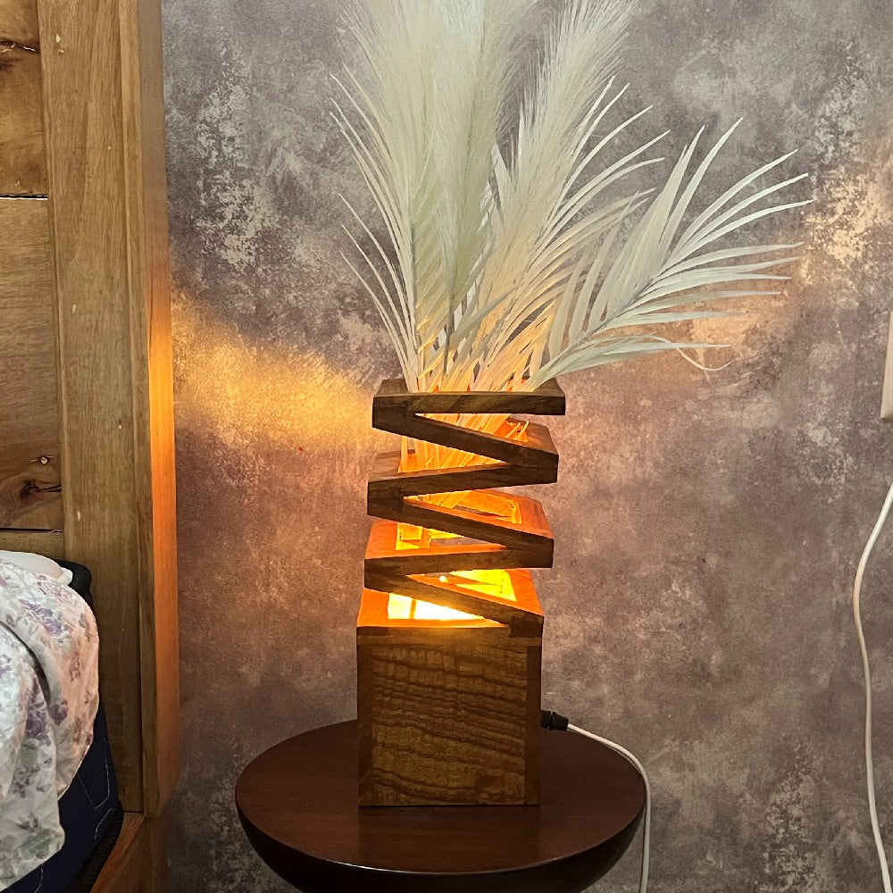 Artist Wooden Lamp