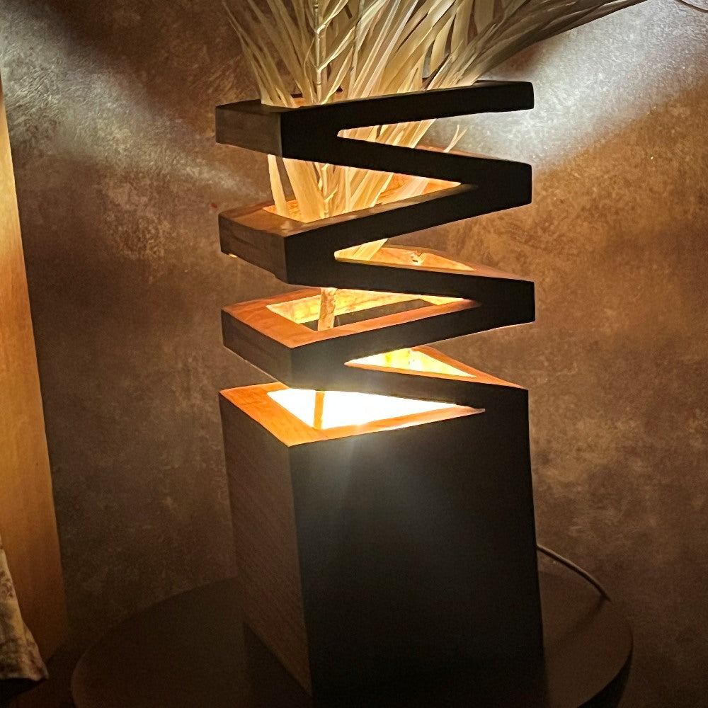 Artist Wooden Lamp