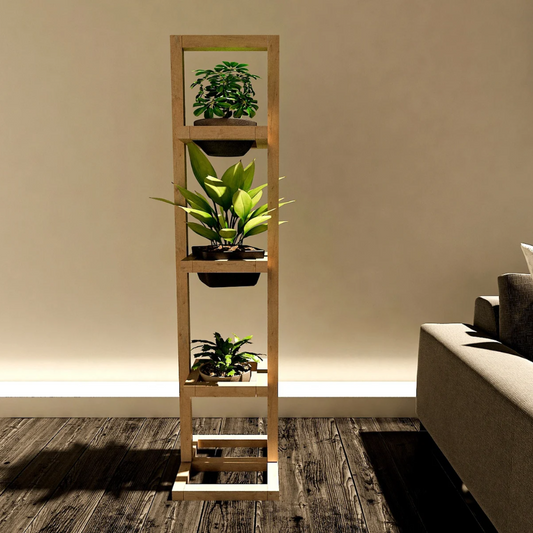 Wooden Indoor Plant Stand