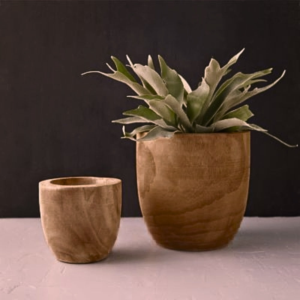 Persian Lilac Wooden Planter Set