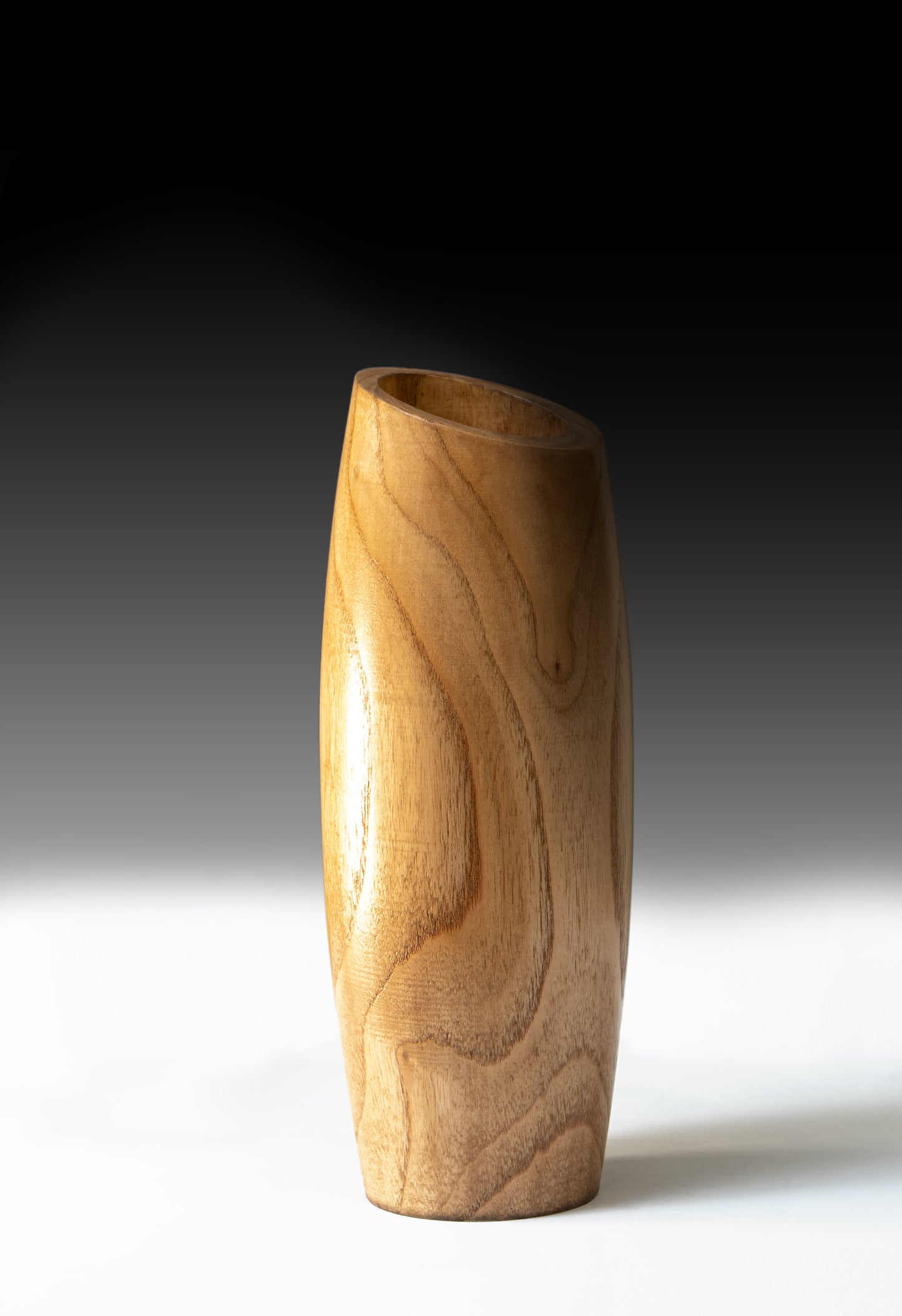 Wooden Top Cut Vase