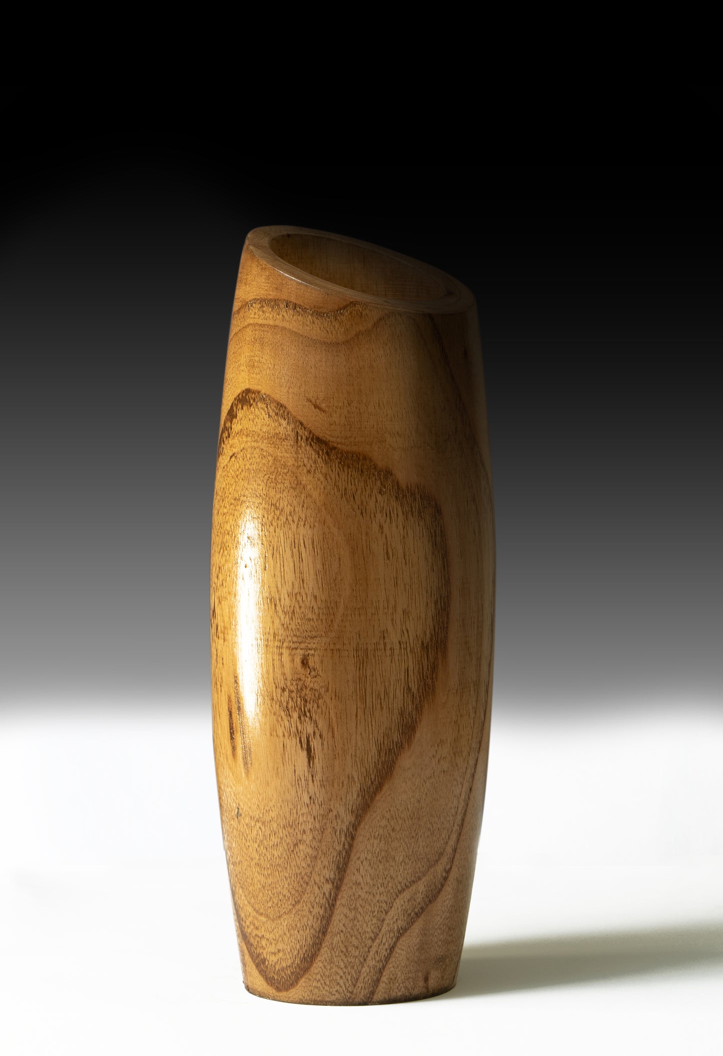 Wooden Top Cut Vase